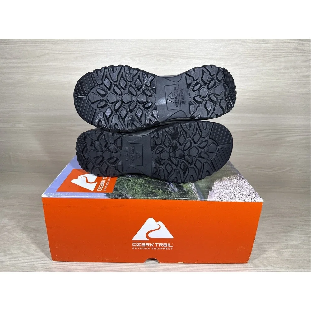 Ozark Trail Men S Meadows‎ Waterproof Hiking Boots 7 NEW IN BOX Oil Resistant